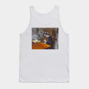 Mademoiselle Boissiere Knitting by Gustave Caillebotte Tank Top